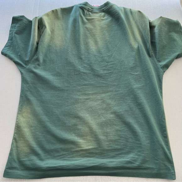 Green Acid Wash Boxy T-shirt XL - Picture 8 of 9